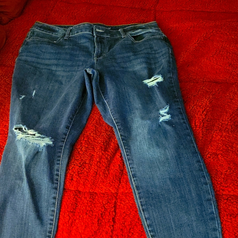 Maurice's mid rise jeans women's size xl